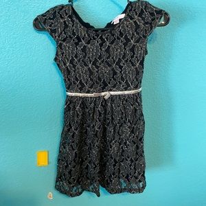 Girl’s Black Sparkle Dress